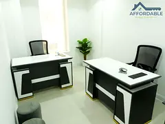 150 Sq Ft Premium Office Space in Business Center, Fully Furnished