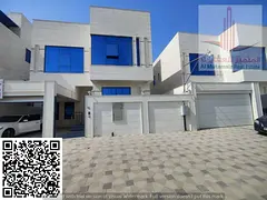 Villa for rent in Al Yasmin consisting of six rooms, built-in wardrobes, and central air conditionin