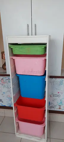IKEa Multicolor Storage Organizer with Binsr