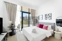 Furnished Studio | Azizi Riviera 37 | Balcony &amp; Pool Access | Downtown View