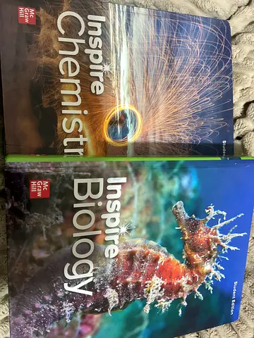 Biology and chemistry books