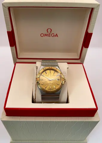 Omega Constellation Two-Tone gold | 35mm | 2019 | unworn | original box and papers