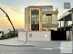 Villa for sale in Ajman, including registration fees, prime location, super deluxe finishing, excell