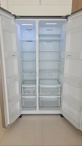 SIEMENS Latest Model Side-by-Side Fridge and Freezer Stainless Steel Body Width 90cm