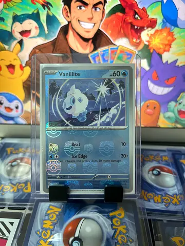 Pokemon - Vanillite reverse masterball holo