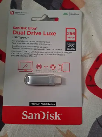 SanDisk Ultra Dual Drive Luxe 256GB (USB-C/USB-A) - Sealed
