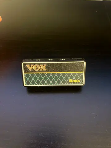 My VOX Bass amPlug mini headphone amp — works perfectly