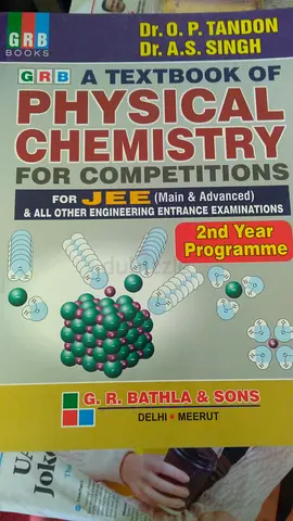 Grade 12 cbse physical chemistry JEE books