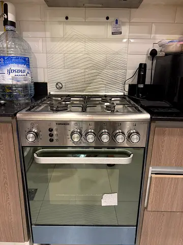 Stainless Steel Gas Range with Oven - excellent condition