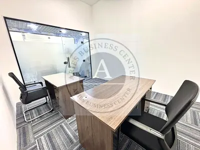 NEW LUXURY OFFICES FURNISHED | DEWA CHILLER WIFI FREE | MULTIPLE CHEQUES | 1 FREE PARKING