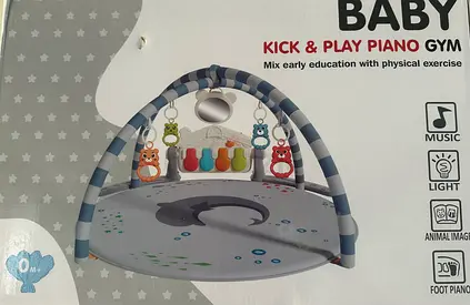 My Baby Kick  Play Piano Gym — Musical Activity Play Mat
