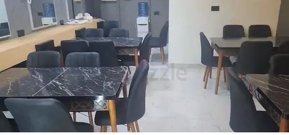 4 Dining tables and with 20 chairs for sale almost new