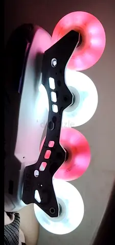 LED light-up inline rollerblades, good quality