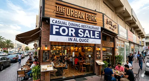 Casual dining restaurant in Al Quoz - For sale