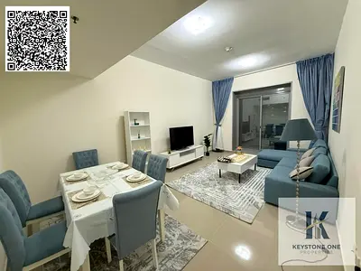 Furnished 2-Bedroom Apartment with Sea View for Monthly Rent – Ajman Corniche