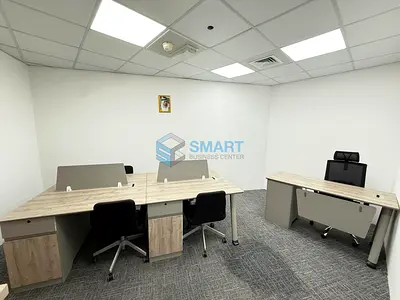 5 person Desk l Premium Workspace in barsha I