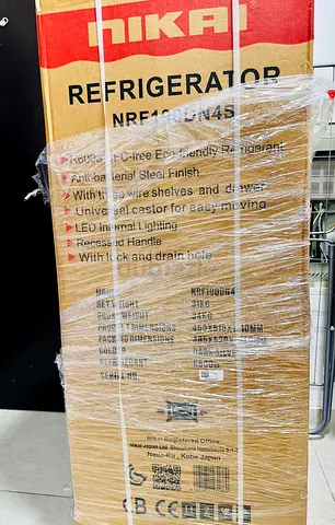 Nikai Refrigerator 138L double door refrigerator, new, never opened box