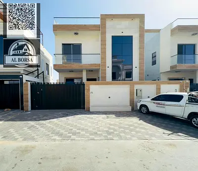 🏡 فيلا أول ساكن بالياسمين عجمان | 6 غرف ماستر + مجلس + صالتين وغرفة خادمة | 125,000 درهم 4 دفعات