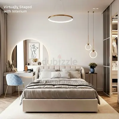 Bed queen size with dressing table