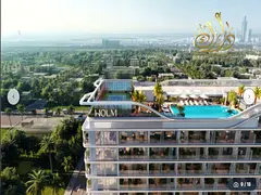 Furnished Studio | Linea by Holm | Balcony | Skyline &amp; Park View