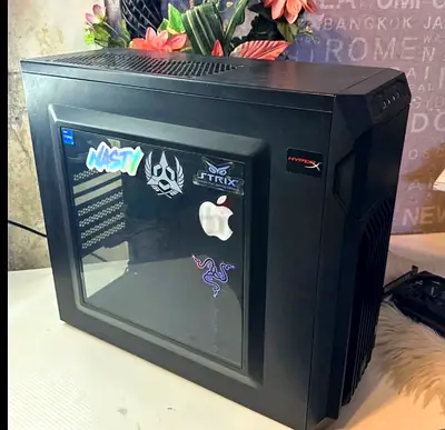 PC GAMING CASE WITH 4TB OF SPACE AND 3 RGB FANS AND NEGOTIABLE