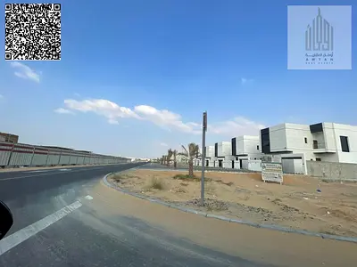 For sale: Residential investment land for villas in Al Bahia, Ajman. The land measures 160 square meters / 1722 square feet. The building permit allo