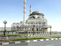 Brand New Building With All Emities Front of sharja Mosque