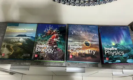 Inspire Science Textbook Collection 4 books for 600