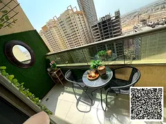 2BR Furnished Apartment for Sale in Ajman, Emirates City, Paradise Lake Towers B5, 998 sqft, Balcony