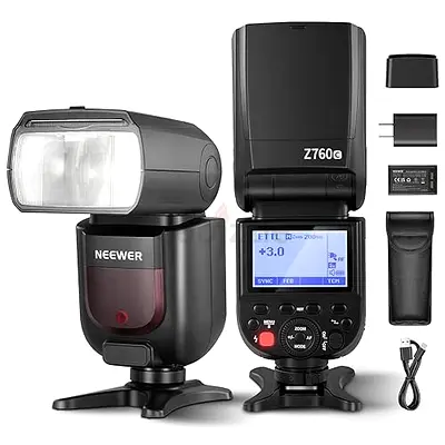 NEEWER Z760-C TTL Flash Speedlite Compatible with Canon DSLR Cameras