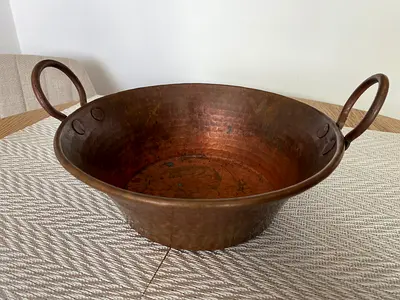Mexican handmade copper pot