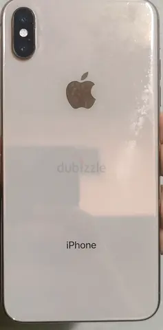 iPhone X/XS Max Silver (Glass Back, Dual Camera) - Working, Minor Wear