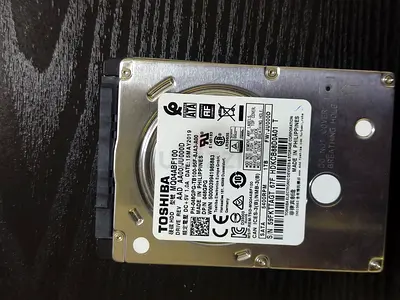 Toshiba 2.5-inch SATA laptop hard drive -1 TB used