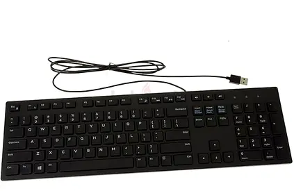 Dell Wired Keyboard - Black KB216 (580-ADMT) - English Keyboard