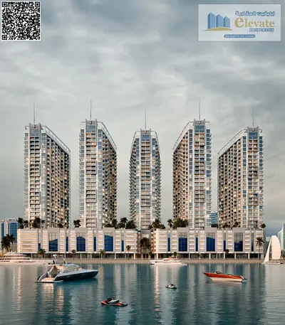 Luxury one-bedroom apartments Ajman Creek with just 10% booking fee.