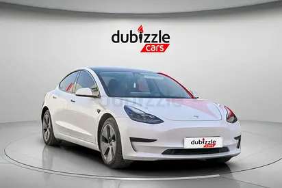AED 1368/month | 2023 Tesla Model 3  | GCC Specs | Ref#447295