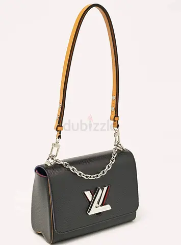 Authentic Louis Vuitton Black Epi Leather Twist MM Bag
