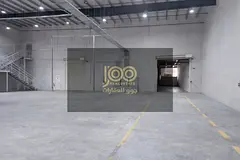 Available for annual rent: a warehouse with a rear setback (yard) behind the warehouse, with 550 kW
