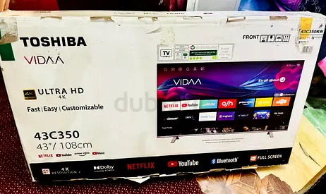 Toshiba UHD 4K Smart TV 43In 43C350KW