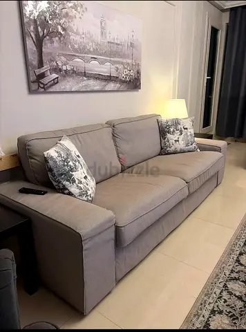 Sofa kivik light gray from ikea