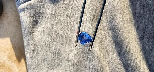 Natural blue sapphire