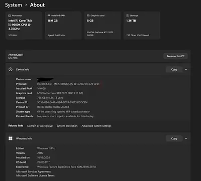 gaming pc with decent specs 2070S