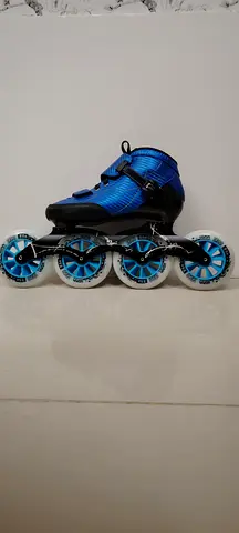 My blue 4-wheel inline skates - good   quality