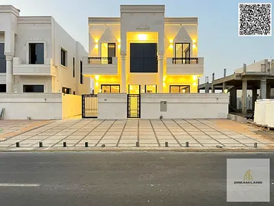 Villa with all registration, ownership, and electricity fees included, located on the main street, ready to move in, in one of Ajman's most prestigiou