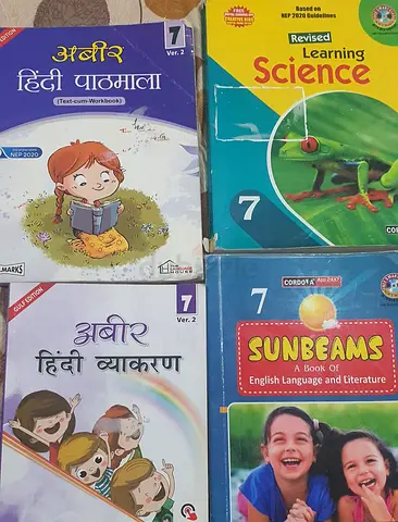 Grade 7th CBSE books for sale