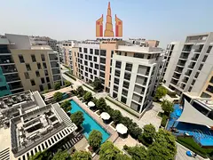 Direct Pool View Bigger Studio at prime Location in Uptown Al zahia