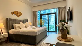 Furnished Studio | Near to Metro | Balcony &amp; City View