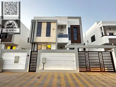 Villa for rent in Al Helio 1 – Ajman | Upscale family accommodation - 5 master bedrooms, living room, majlis, and maid's room