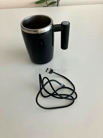Topretty Self Stirring Mug Coffee Cup, Rechargeable Automatic Magnetic Stirring Coffee Mug with Cup
