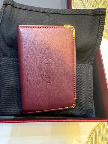 Cartier Burgundy Card Holder